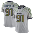 CAdoa S.Seahawks #91 Byron Murphy II Player Grey Limited 2025 Rivalries Collection Home Game Stitched Jerseys