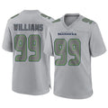 CAdoa S.Seahawks #99 Leonard Williams Player Gray Atmosphere Fashion Home Game Stitched Jerseys