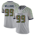 CAdoa S.Seahawks #99 Leonard Williams Player Grey Limited 2025 Rivalries Collection Home Game Stitched Jerseys