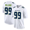 CAdoa S.Seahawks #99 Leonard Williams Player White Tundra Fashion Home Game Stitched Jerseys