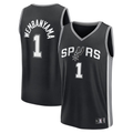 CAdoa SA.Spurs #1 Victor Wembanyama Black Swingman Jerseys - Icon Edition