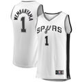 CAdoa SA.Spurs #1 Victor Wembanyama Fanatics White Fast Break Replica Player Jerseys - Association Edition