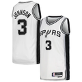 CAdoa SA.Spurs #3 Keldon Johnson White Swingman Jerseys - Association Edition
