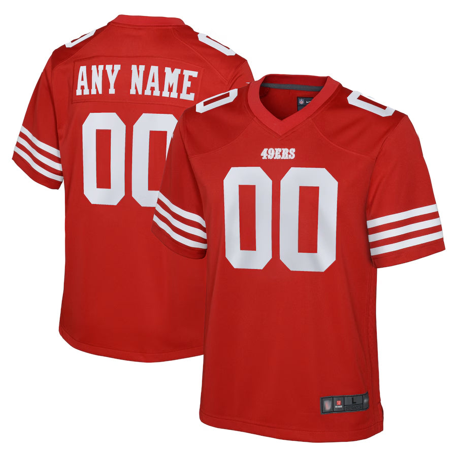 CAdoa Custom SF.49ers Game Team Colour Stitched Jerseys