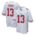 CAdoa SF.49ers #13 Brock Purdy Player White Home Game Stitched Jerseys