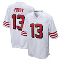 CAdoa SF.49ers #13 Brock Purdy Player White Limited Alternate Home Game Stitched Jerseys