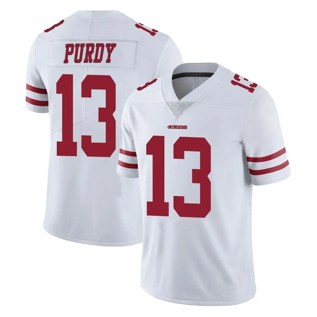 CAdoa SF.49ers #13 Brock Purdy Player White Limited Vapor Untouchable Home Game Stitched Jerseys