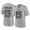 CAdoa SF.49ers #15 De'Zhaun Stribling Player Gray Atmosphere Fashion Home Game Stitched Jerseys
