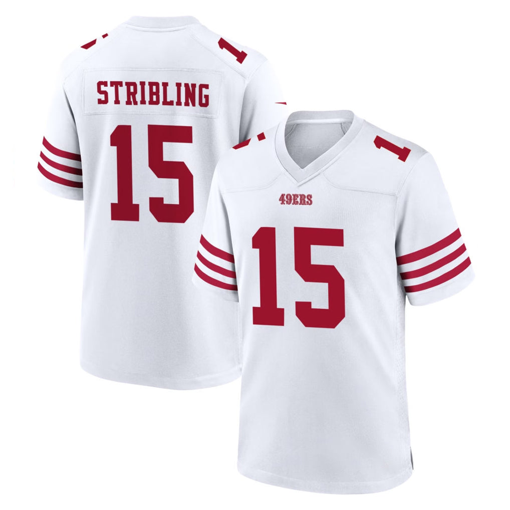 CAdoa SF.49ers #15 De'Zhaun Stribling Player White Game Home Stitched Jerseys