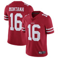 CAdoa SF.49ers #16 Joe Montana Player Vapor Untouchable Limited Throwback Stitched Jerseys
