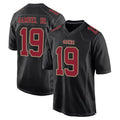 CAdoa SF.49ers #19 Deebo Samuel Sr. Player Black Fashion Home Game Stitched Jerseys