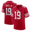CAdoa SF.49ers #19 Deebo Samuel Sr. Player Red Game Home Stitched Jerseys