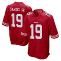 CAdoa SF.49ers #19 Deebo Samuel Sr. Player Red Home Game Stitched Jerseys