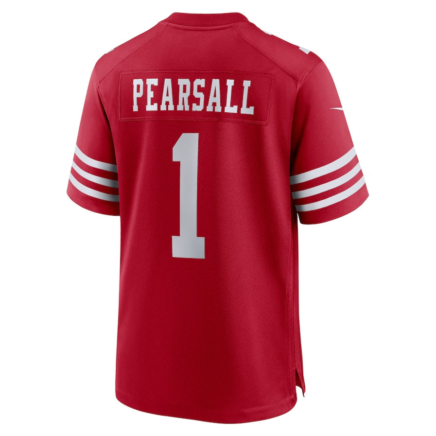 CAdoa SF.49ers #1 Ricky Pearsall 2024 Draft First Round Pick Player Game Stitched Jerseys