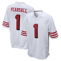 CAdoa SF.49ers #1 Ricky Pearsall Player White Game Stitched Jerseys