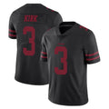 CAdoa SF.49ers #3 Christian Kirk Player Black Alternate Limited Vapor Untouchable Home Game Stitched Jerseys