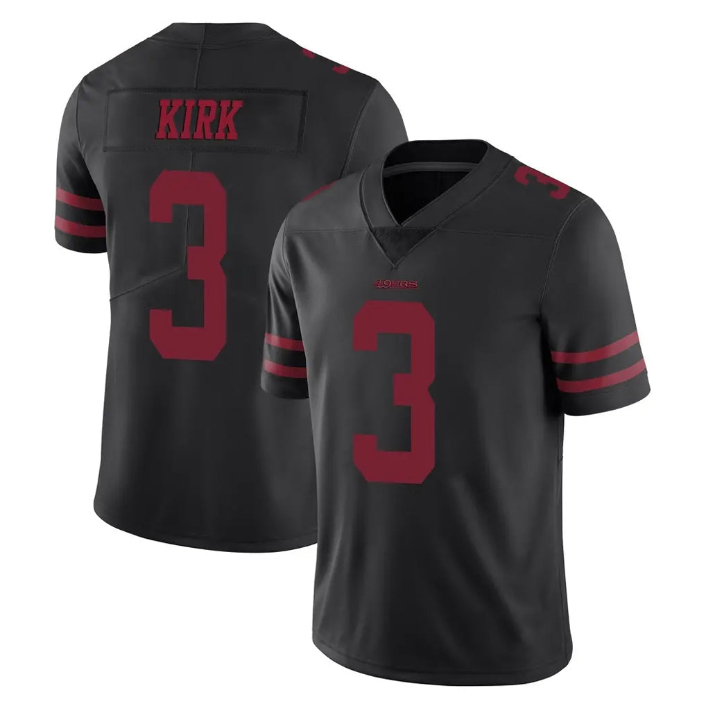 CAdoa SF.49ers #3 Christian Kirk Player Black Alternate Limited Vapor Untouchable Home Game Stitched Jerseys