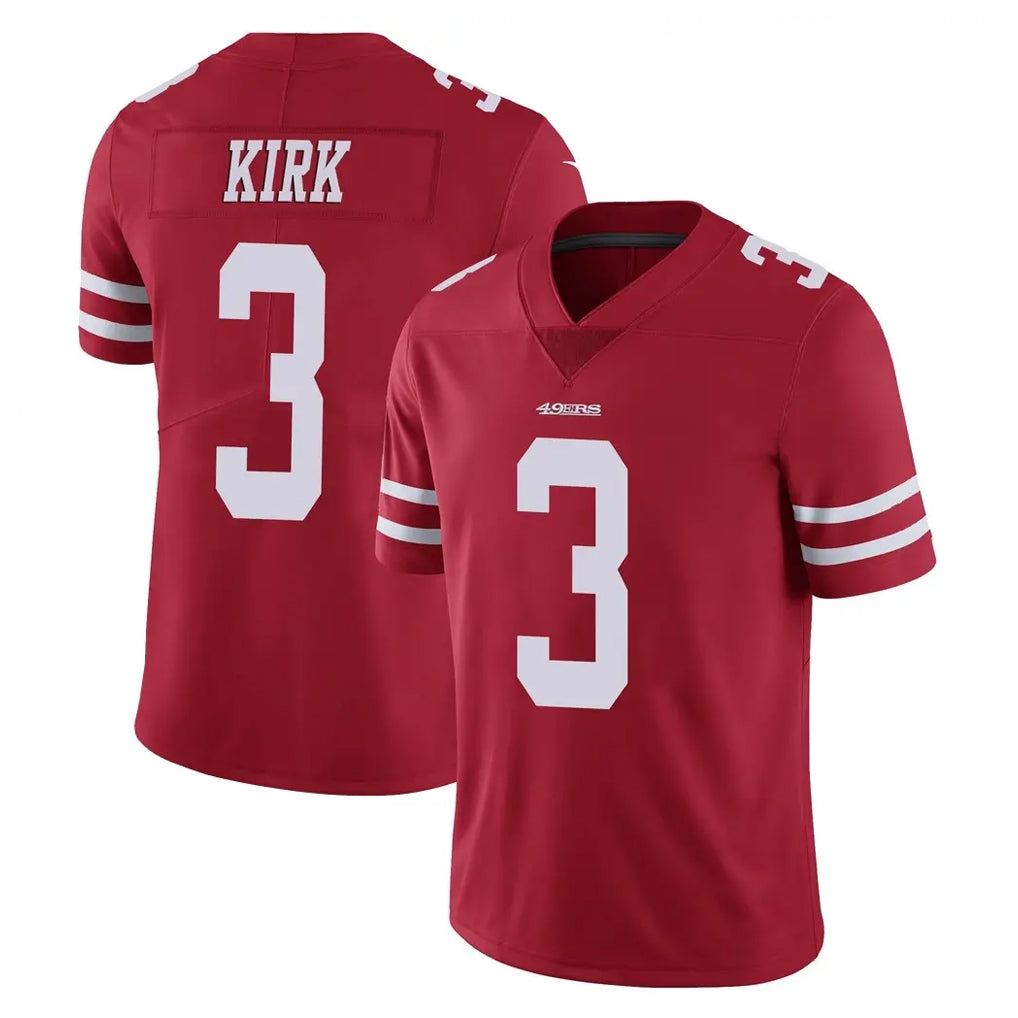 CAdoa SF.49ers #3 Christian Kirk Player Red Limited Vapor Untouchable Home Game Stitched Jerseys