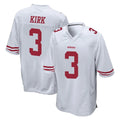 CAdoa SF.49ers #3 Christian Kirk Player White Home Game Stitched Jerseys