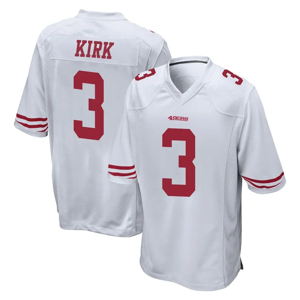 CAdoa SF.49ers #3 Christian Kirk Player White Home Game Stitched Jerseys