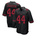 CAdoa SF.49ers #44 Kyle Juszczyk Player Black Alternate Home Game Stitched Jerseys