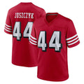 CAdoa SF.49ers #44 Kyle Juszczyk Player Red Limited Alternate Home Game Stitched Jerseys