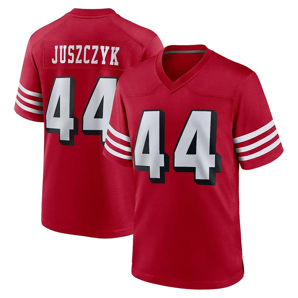 CAdoa SF.49ers #44 Kyle Juszczyk Player Red Limited Alternate Home Game Stitched Jerseys