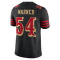 CAdoa SF.49ers #54 Fred Warner Player Rivalries Collection Vapor Limited Black Stitched Jersey
