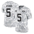 CAdoa SF.49ers #5 Mike Evans Player Arctic Camo Limited Salute To Service Home Game Stitched Jerseys