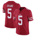CAdoa SF.49ers #5 Mike Evans Player Red Limited Vapor Untouchable Home Game Stitched Jerseys