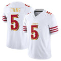 CAdoa SF.49ers #5 Mike Evans Player White 2025 Rivalries Collection Game Limited Stitched Jerseys