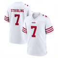 CAdoa SF.49ers #7 De'Zhaun Stribling Player White Game Home Stitched Jerseys