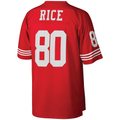 CAdoa SF.49ers #80 Jerry Rice Mitchell & Ness Scarlet Big & Tall 1990 Retired Player Replica Stitched Puhic Jersey