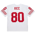 CAdoa SF.49ers #80 Jerry Rice Mitchell & Ness White 1994 Legacy Replica Jersey