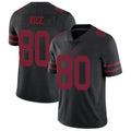 CAdoa SF.49ers #80 Jerry Rice Player Black Vapor Untouchable Limited Throwback Stitched Jerseys
