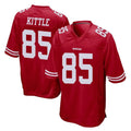 CAdoa SF.49ers #85 George Kittle Player Red Home Game Stitched Jerseys