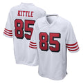 CAdoa SF.49ers #85 George Kittle Player White Limited Home Game Stitched Jerseys