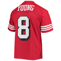 CAdoa SF.49ers #8 Steve Young Mitchell & Ness Scarlet Legacy Replica Stitched Puhic Jersey
