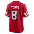 CAdoa SF.49ers #8 Steve Young Scarlet Retired Player Alternate Game Stitched Jerseys