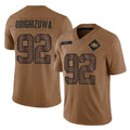 CAdoa SF.49ers #92 Osa Odighizuwa Player Brown Limited Salute To Service Home Game Stitched Jerseys