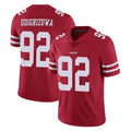 CAdoa SF.49ers #92 Osa Odighizuwa Player Red Limited Vapor Untouchable Home Game Stitched Jerseys