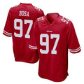 CAdoa SF.49ers #97 Nick Bosa Player Red Home Game Stitched Jerseys