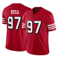 CAdoa SF.49ers #97 Nick Bosa Player Red Limited Alternate Vapor F.U.S.E. Home Game Stitched Jerseys