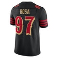 CAdoa SF.49ers #97 Nick Bosa Player Rivalries Collection Vapor Limited Black Stitched Jerseys