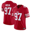 CAdoa SF.49ers #97 Nick Bosa Player Scarlet Vapor F.U.S.E. Limited Stitched Jerseys