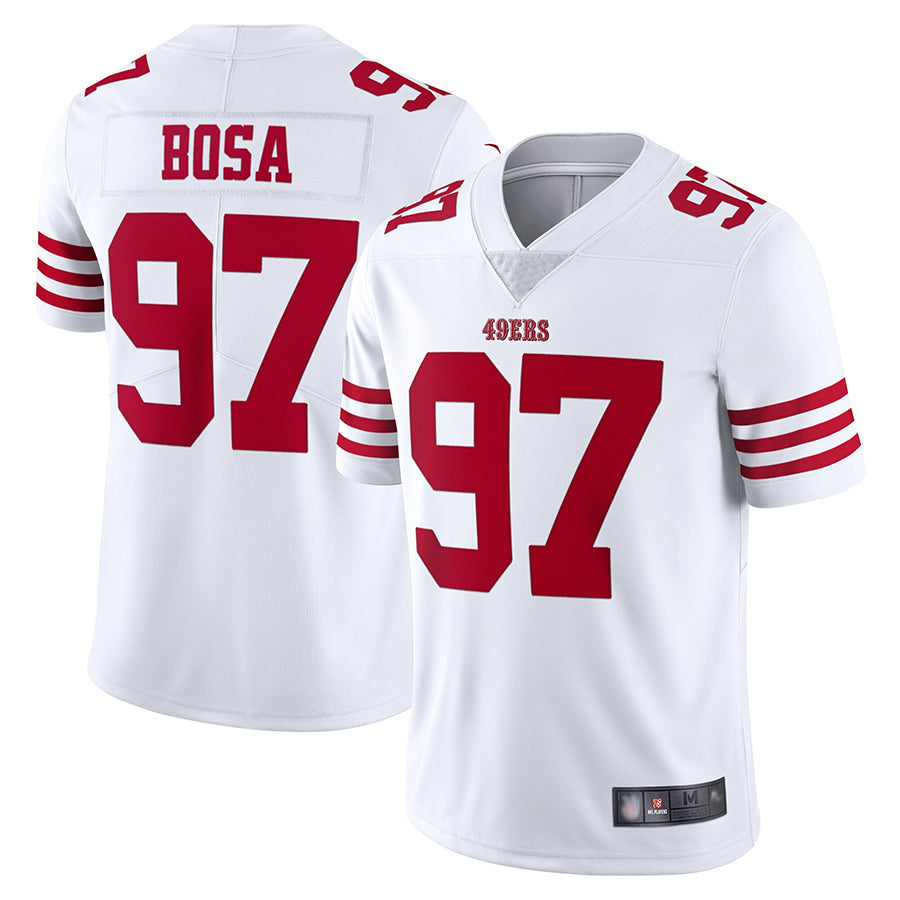 CAdoa SF.49ers #97 Nick Bosa Player White Vapor Limited Stitched Jerseys