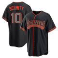 CAdoa SF.Giants #10 Casey Schmitt Player Black Alternate Limited Stitched Jerseys