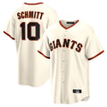 CAdoa SF.Giants #10 Casey Schmitt Player Cream Home Game Stitched Jerseys