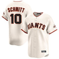 CAdoa SF.Giants #10 Casey Schmitt Player Cream Home Limited Stitched Jerseys