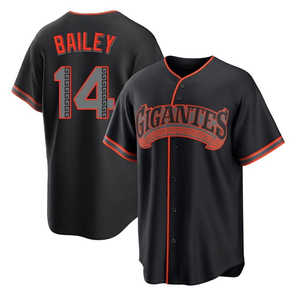 CAdoa SF.Giants #14 Patrick Bailey Player Black Alternate Limited Stitched Jerseys